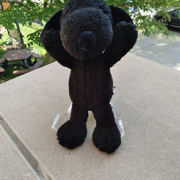 KAWS x PEANUTS Snoopy Small 11” Black Plush - Picture 4 of 16